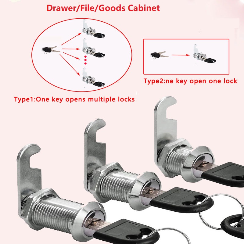 Office Furniture Outlet - File/Goods/ Drawer Cabinet Locks With 2