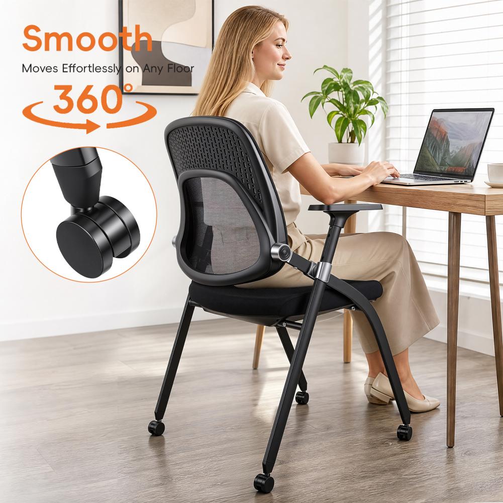 Office Furniture Ergonomic - Foldable Office Chair with Breathable Mesh