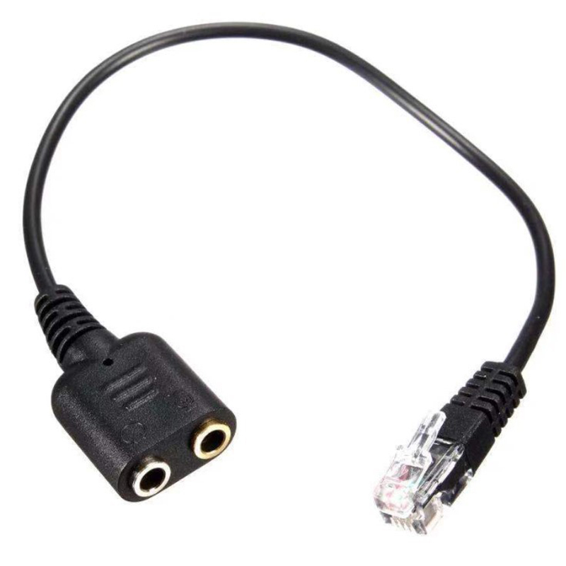 Telephone Headset Office - 1PCS 20CM RJ11 to Dual 3.5mm