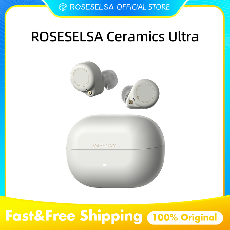 Telephone Headset Office - ROSESELSA Ceramics Ultra Wireless Earbuds 50dB