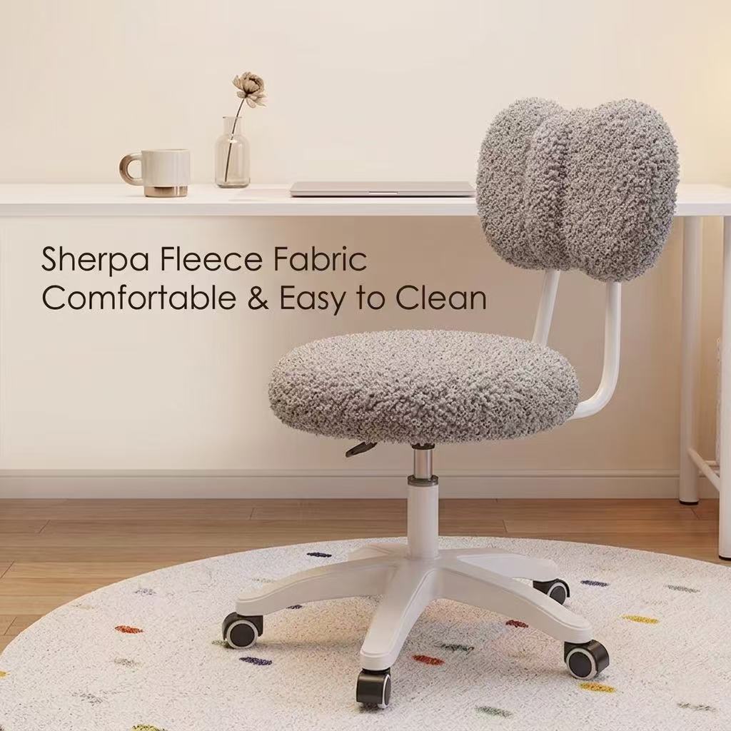 Cute Boucle Swivel Office Chai - огляд і ціна Office Furniture For Home