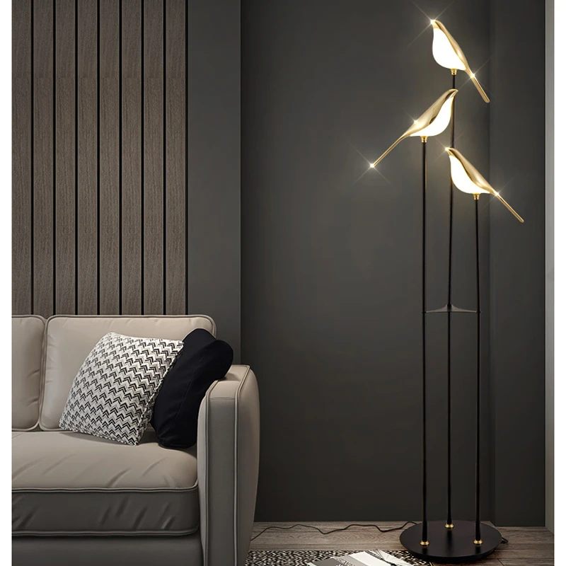 Magpie Bird Table Light Standi - огляд і ціна Floor Lamp Arched