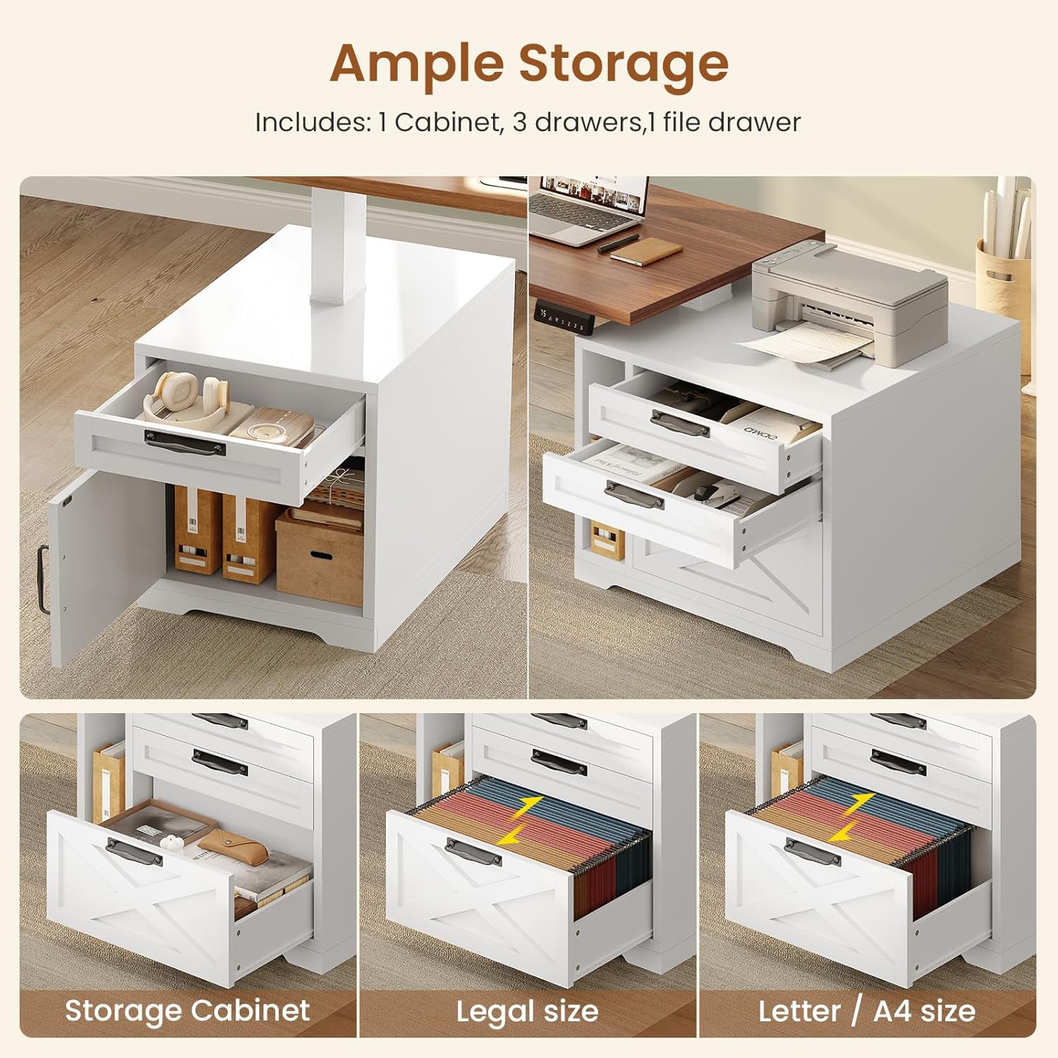 L Shaped Standing Desk Height  - огляд і ціна Office Furniture Outlet