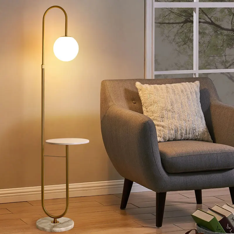 Modern LED Floor Lamp Gold Bla - огляд і ціна Floor Lamp Arched