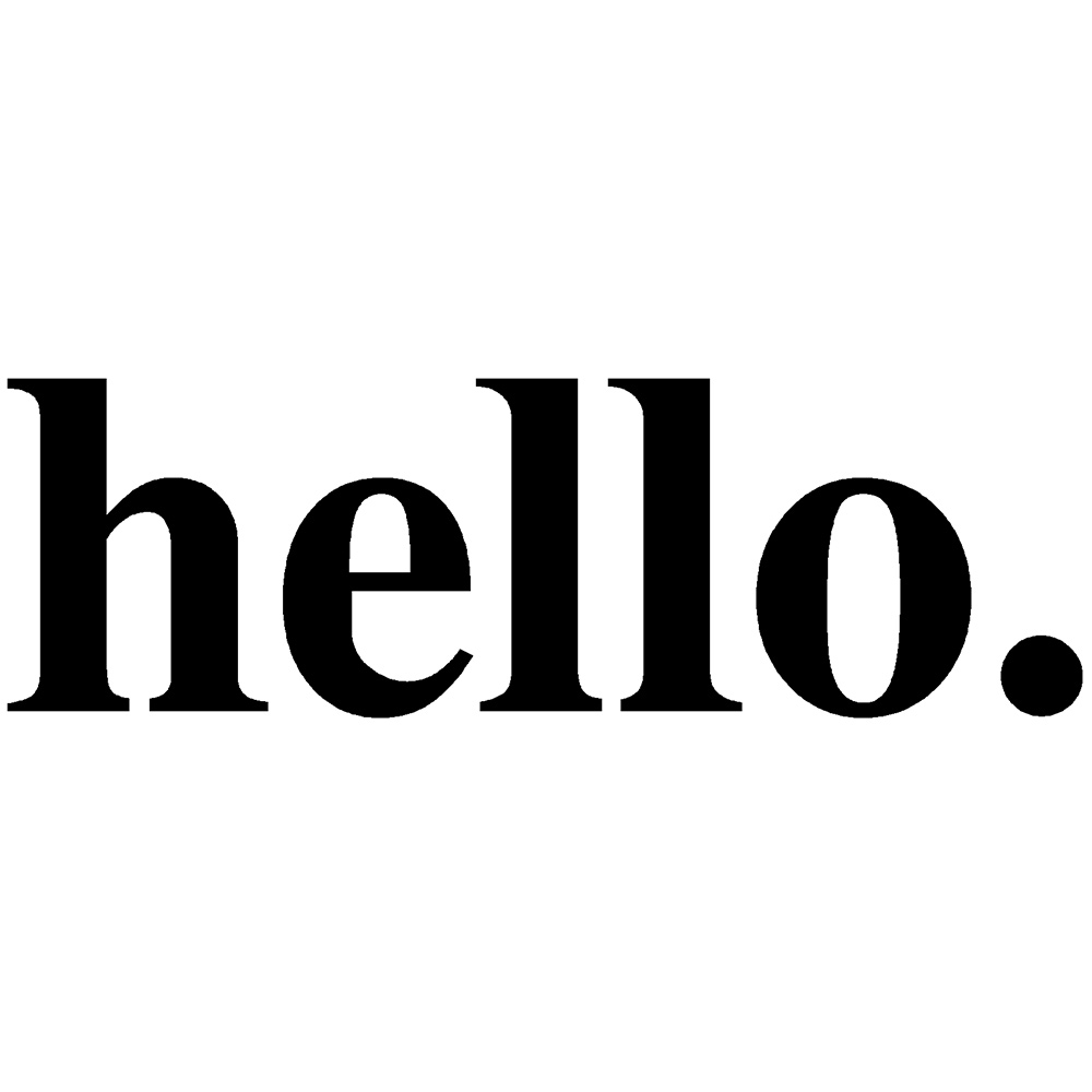 Hello Quotes Wall Sticker Viny - огляд і ціна Office Furniture Outlet