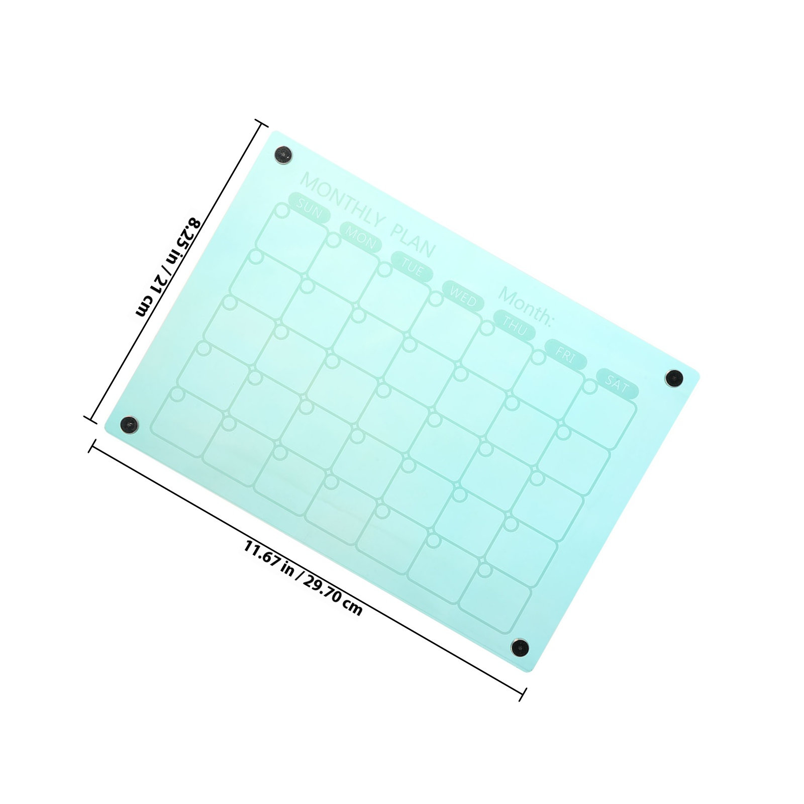 Magnetic Acrylic Dry Erase Boa - огляд і ціна Magnetic Whiteboard Calendar