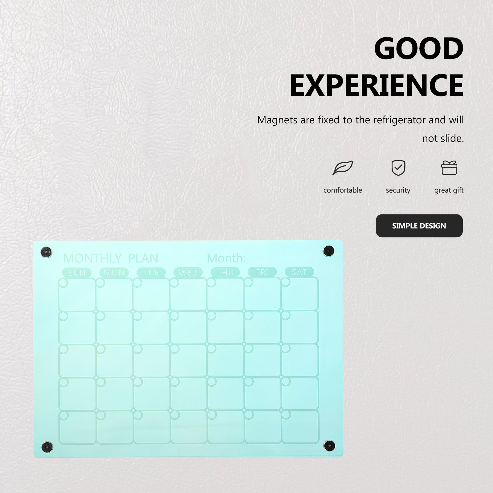 Magnetic Acrylic Dry Erase Boa - огляд і ціна Magnetic Whiteboard Calendar