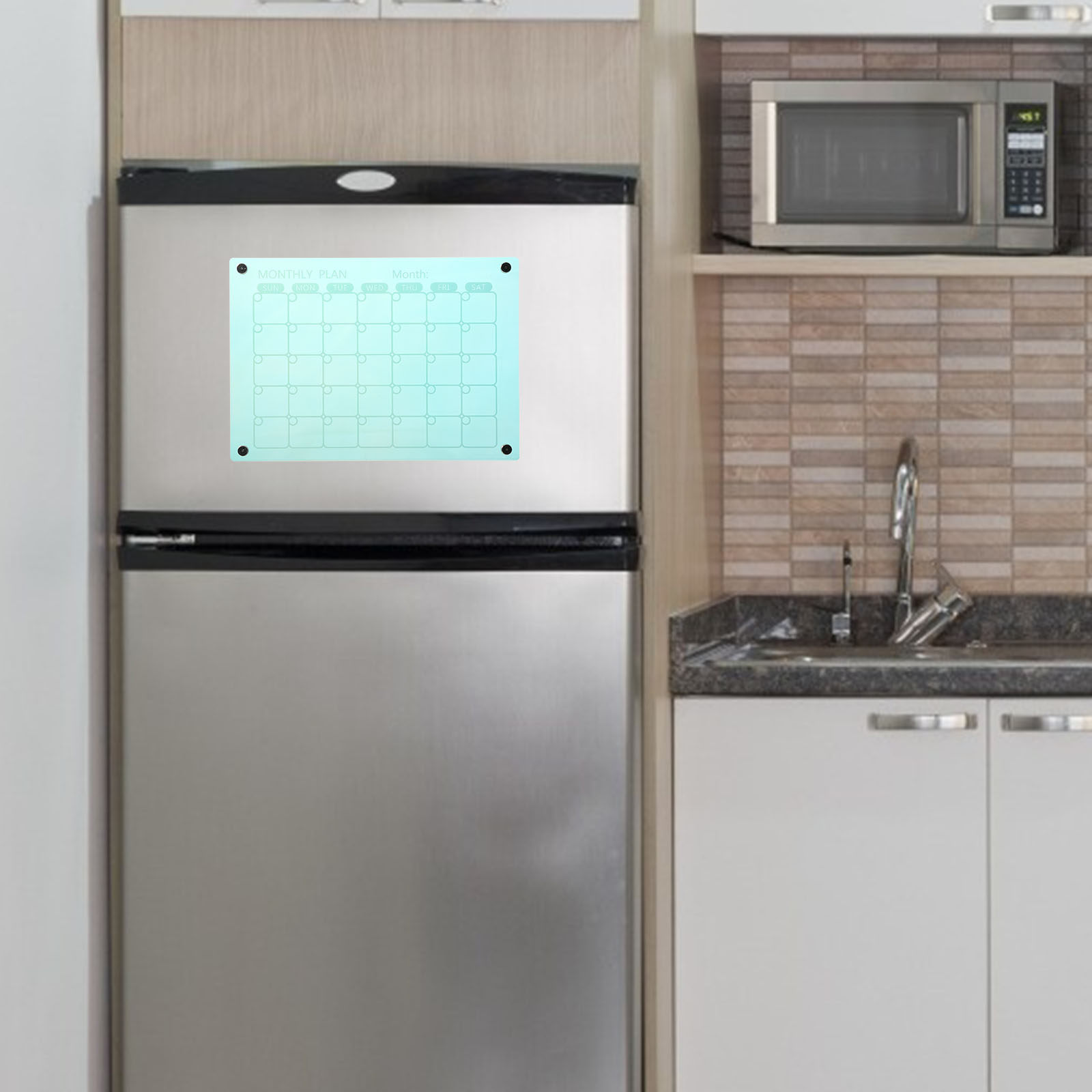 Magnetic Acrylic Dry Erase Boa - огляд і ціна Magnetic Whiteboard Calendar