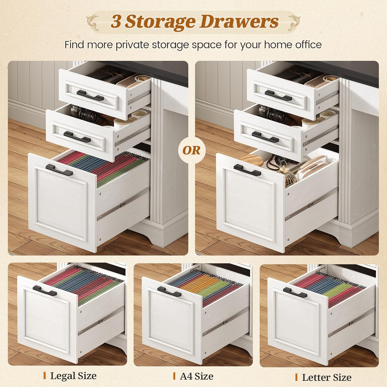 L Shaped Desk with Hutch & 3 D - огляд і ціна Office Furniture Outlet