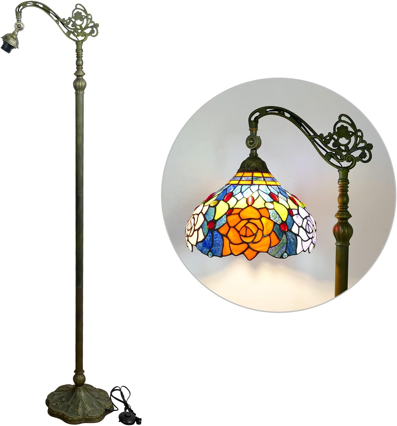 @#Modern Style Arched Goosenec - огляд і ціна Floor Lamp Arched