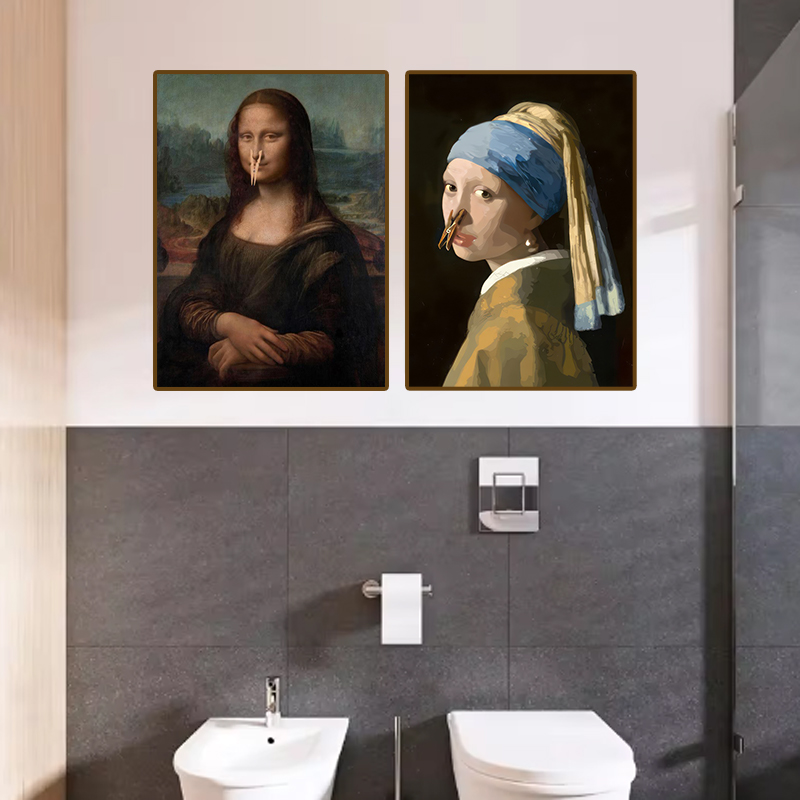 1pc Funny Abstract Bathroom To - огляд і ціна Office Furniture For Home