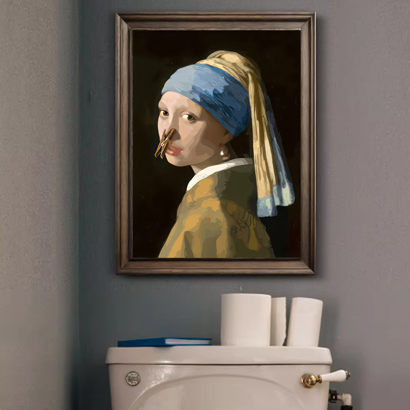 1pc Funny Abstract Bathroom To - огляд і ціна Office Furniture For Home