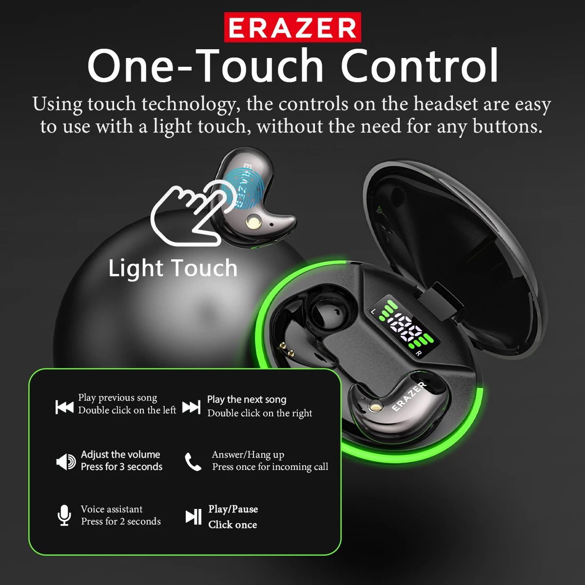 EARZER XF58 In-Ear Bluetooth H - огляд і ціна Telephone Headset Office