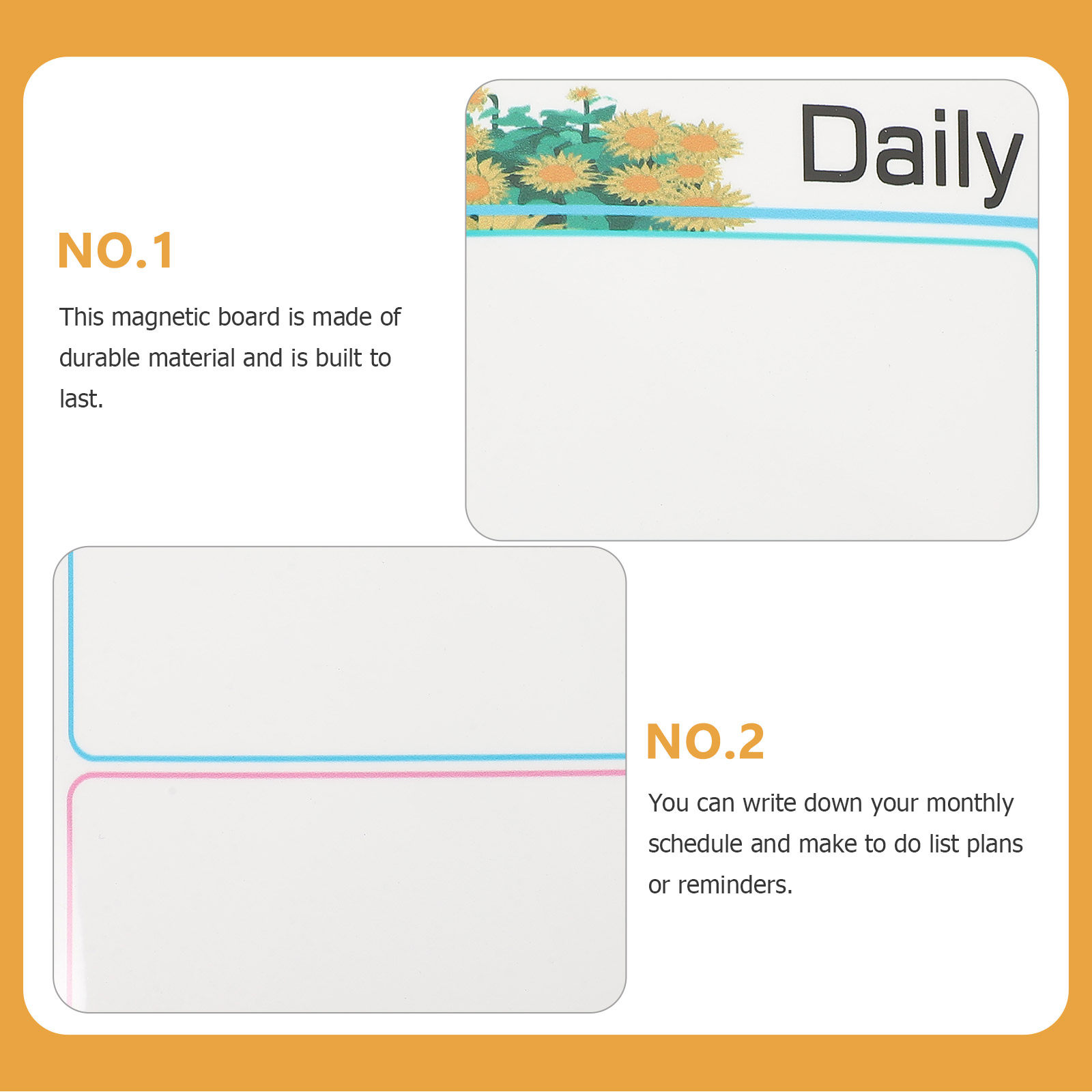 Magnetic Whiteboard Set for Fr - огляд і ціна Magnetic Whiteboard Calendar