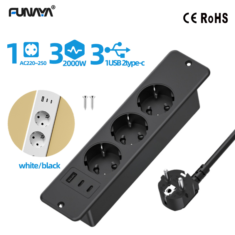 FUNAYA Built-in Socket EU KR w - огляд і ціна Office Furniture Outlet
